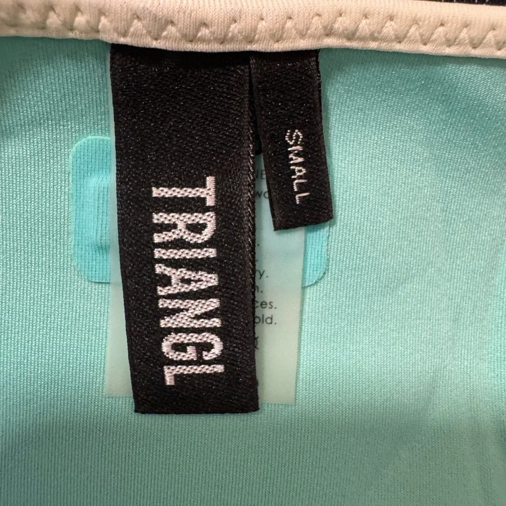 Triangl Swimwear Blue and White Bikini